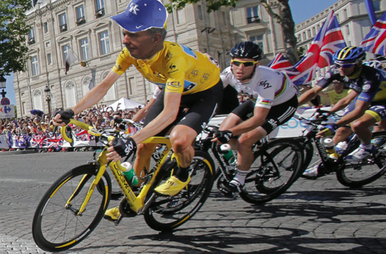 Dave Drake brings cycling skills abroad, wins Tour de France