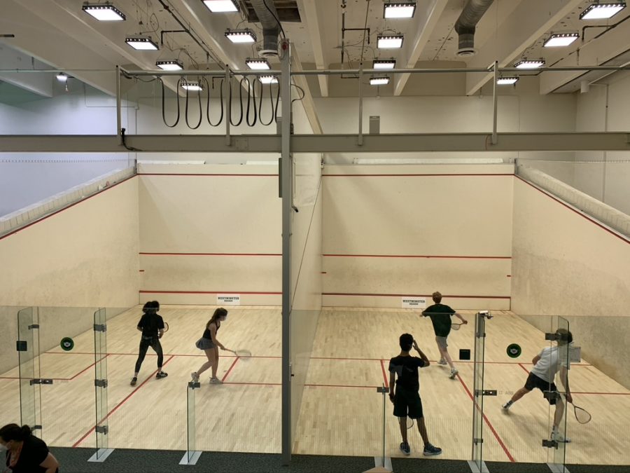  Intense daily practice on the Squash Courts

Photo by Kanav Kakkar