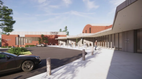 An image of our soon to be updated lower school, Love Hall. Construction is already on its way and the renovations are expected to be done by Fall 2024
