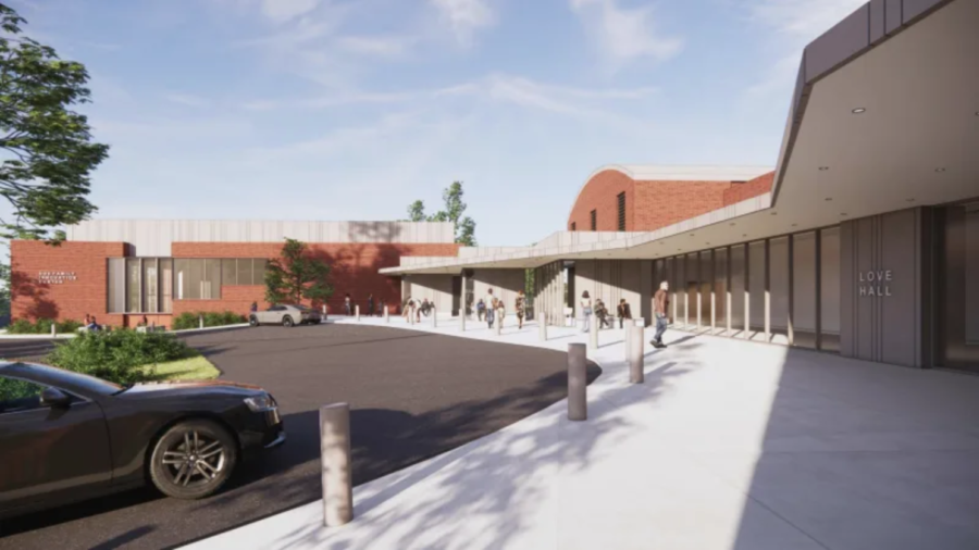 An image of our soon to be updated lower school, Love Hall. Construction is already on its way and the renovations are expected to be done by Fall 2024