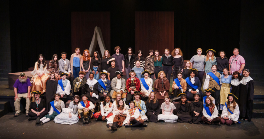 The cast and crew of Westminster’s Upper School play, “Cyrano de Bergerac.