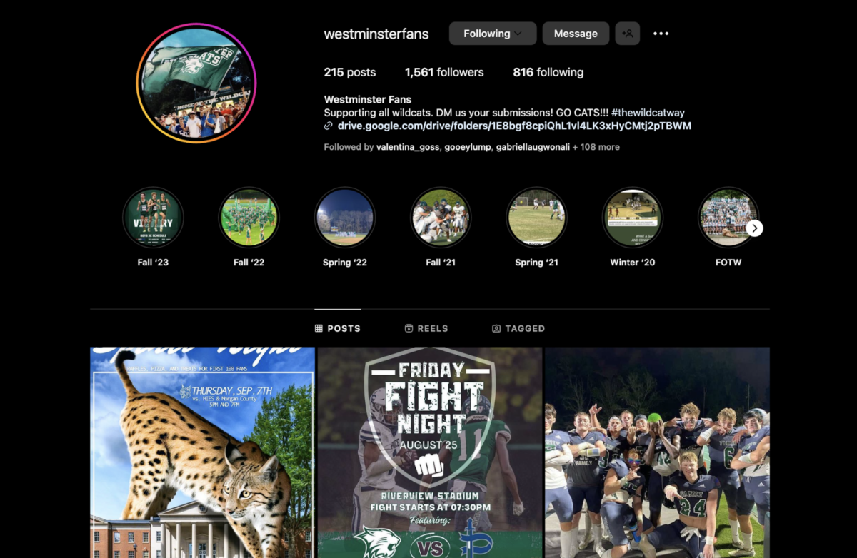 The+Westminster+Fans+Instagram+Account%3B+used+to+promote+games%2C+recognize+athlete%E2%80%99s+achievements%2C+and+highlight+certain+events.