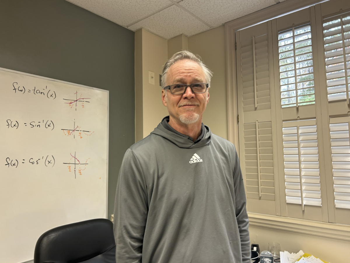 Math teacher Doug Boomer, a veteran from the marines. Credit: Mary Sellers Conley