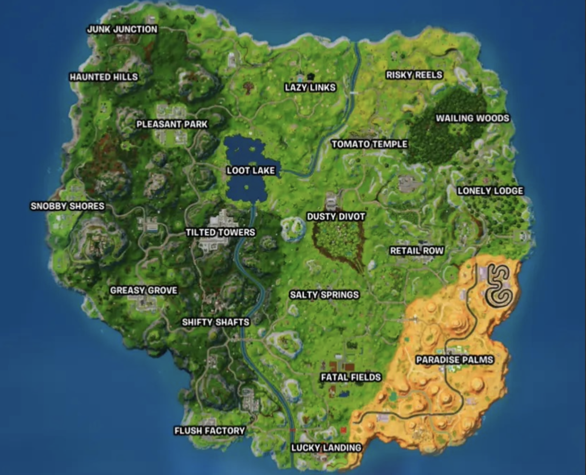 The OG Fortnite map. Credit: EuroGamer.net