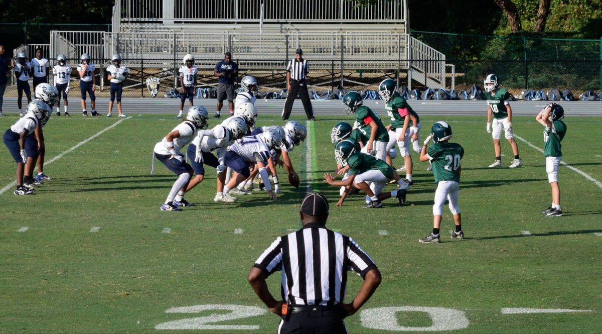 Westminster vs. Pace middle school football match