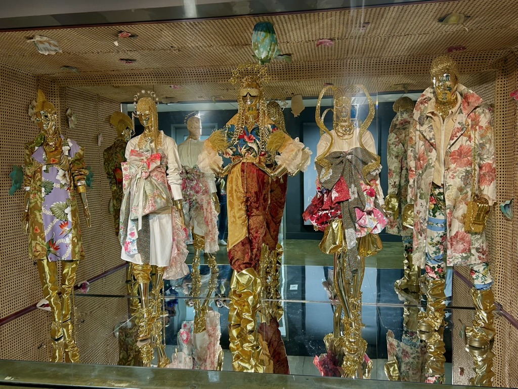 Fashion designs at the SCAD FASH Museum.
